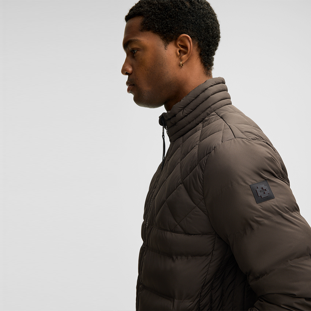 Strellson Clason Fused Quilted Jacket in Olive