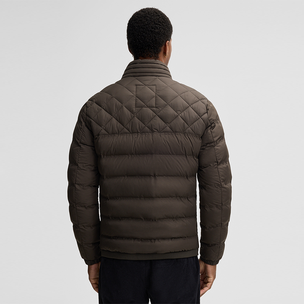 Strellson Clason Fused Quilted Jacket in Olive