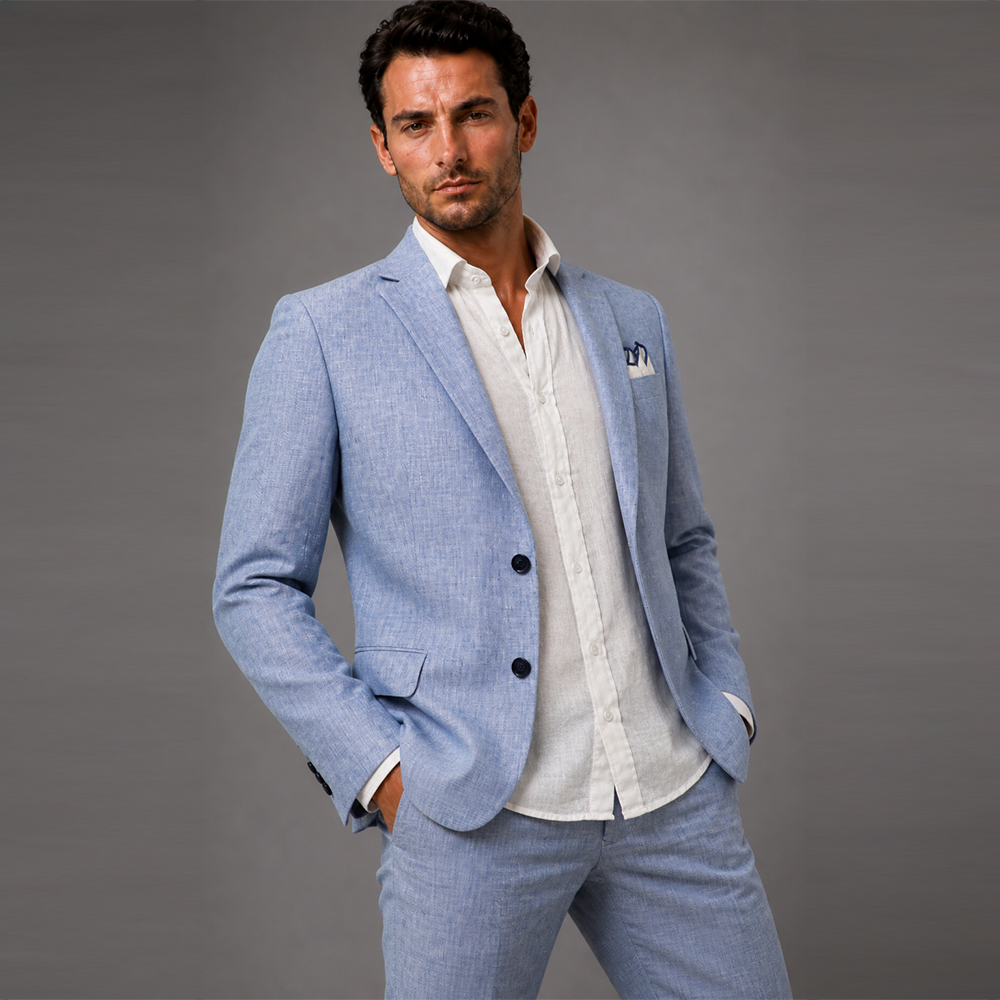 Longfield linen suit