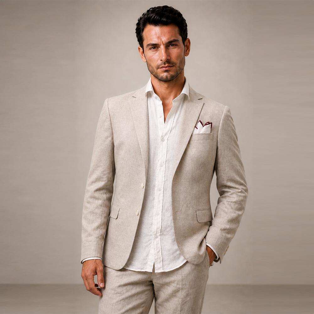 Longfield Linen Suit