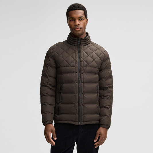 Strellson Clason Fused Quilted Jacket in Olive