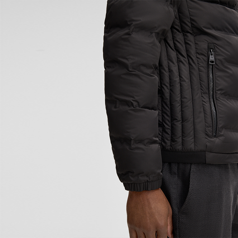 Strellson Clason Fused Quilted Jacket in Black