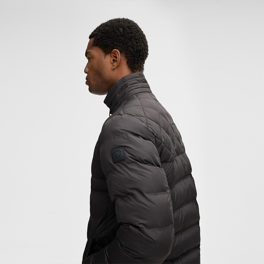 Strellson Clason Fused Quilted Jacket in Black