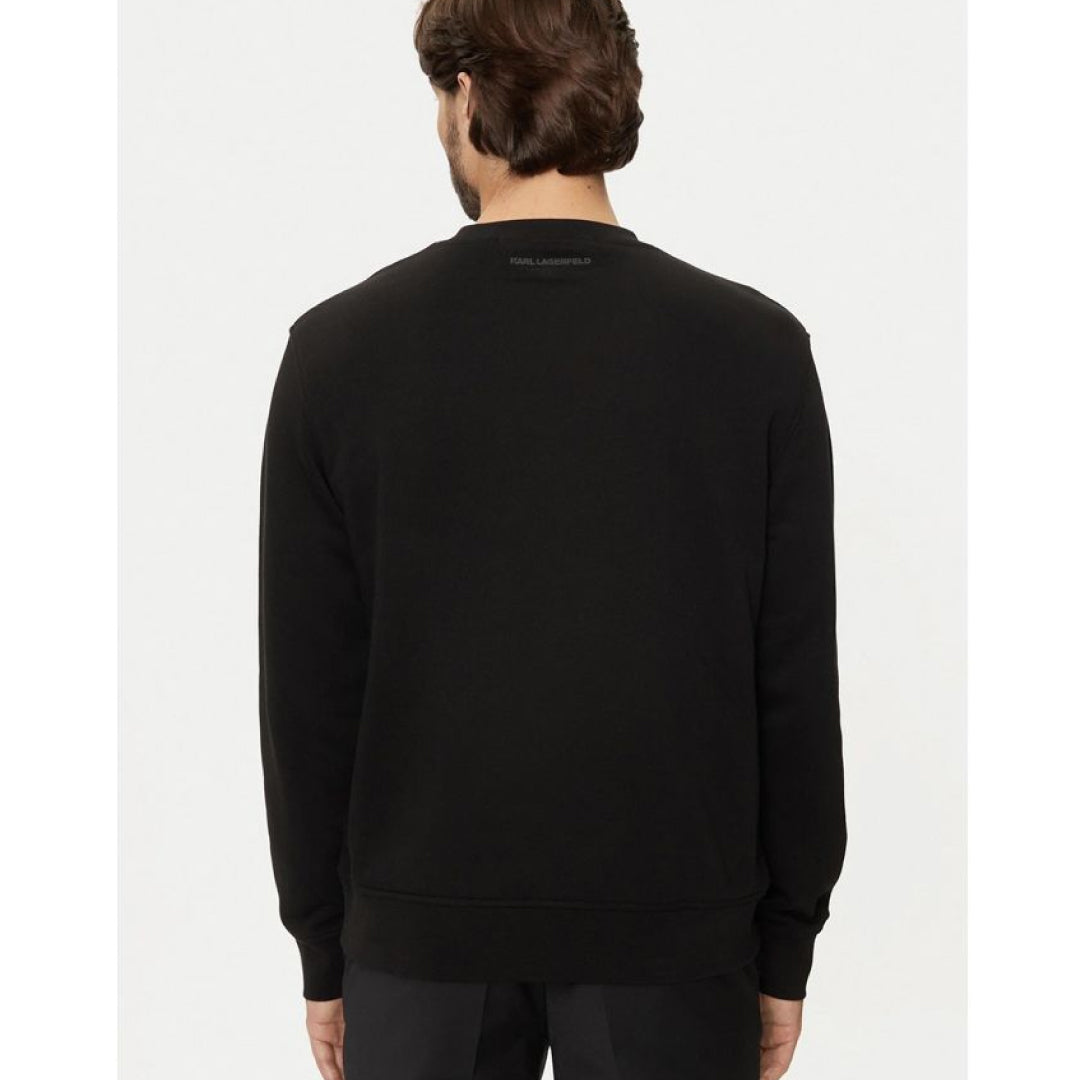 Men's Black Sweat Crewneck Karl Lagerfeld