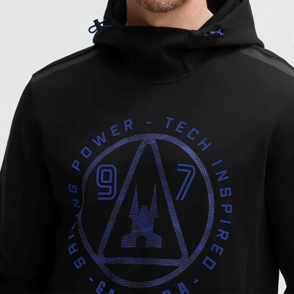 Gaastra Interlock Hoodie with Rubber Artwork Regular Fit