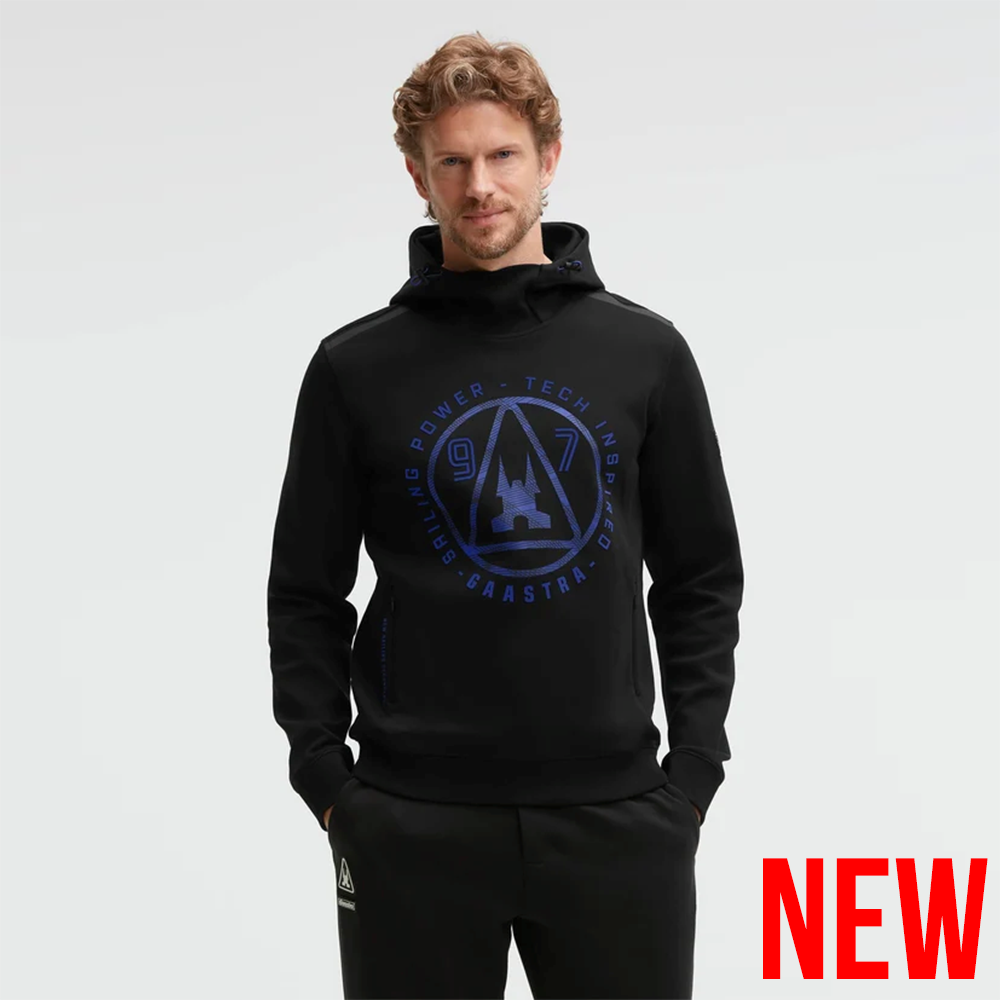 Gaastra Interlock Hoodie with Rubber Artwork Regular Fit