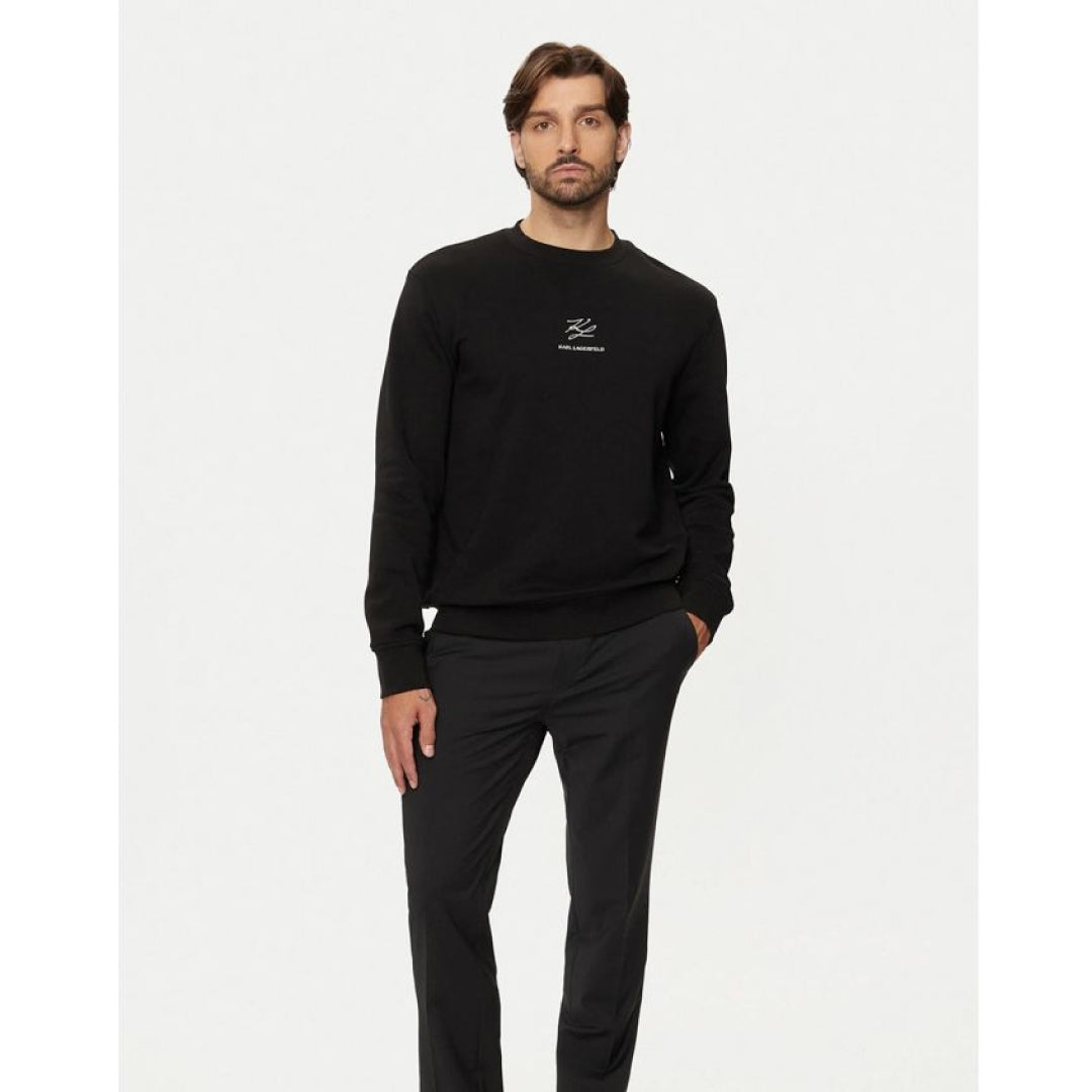 Men's Black Sweat Crewneck Karl Lagerfeld