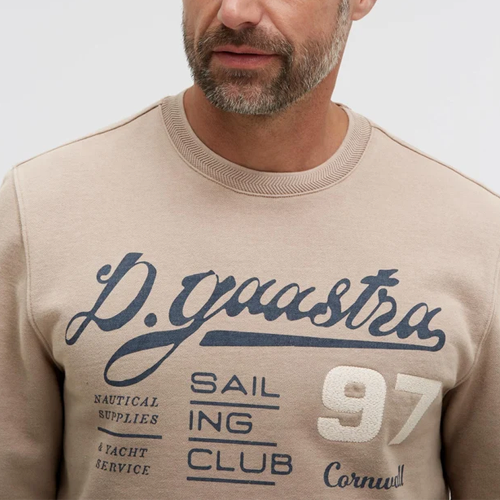 Gaastra Sweatshirt with nautical artwork coastal path Regular Fit