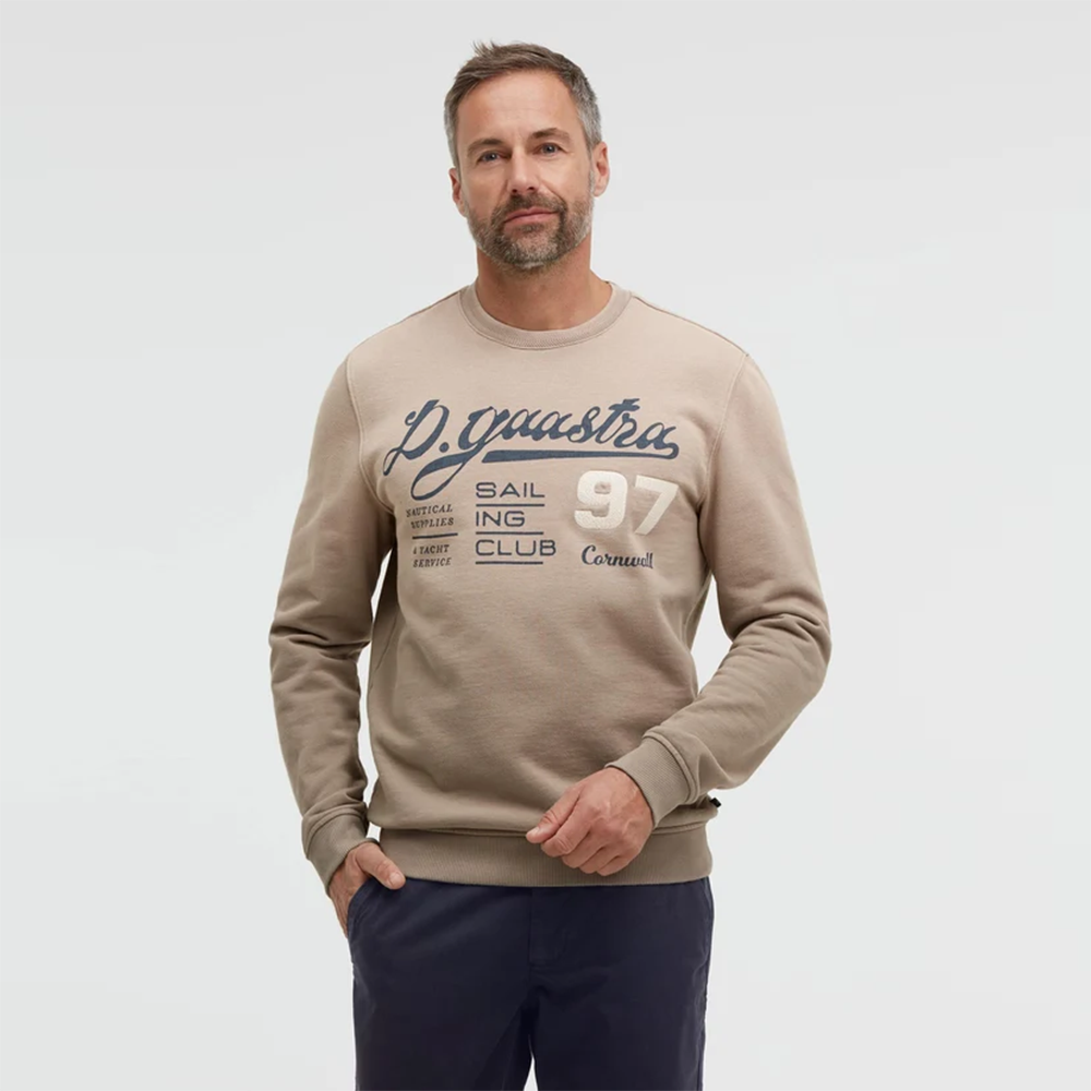 Gaastra Sweatshirt with nautical artwork coastal path Regular Fit