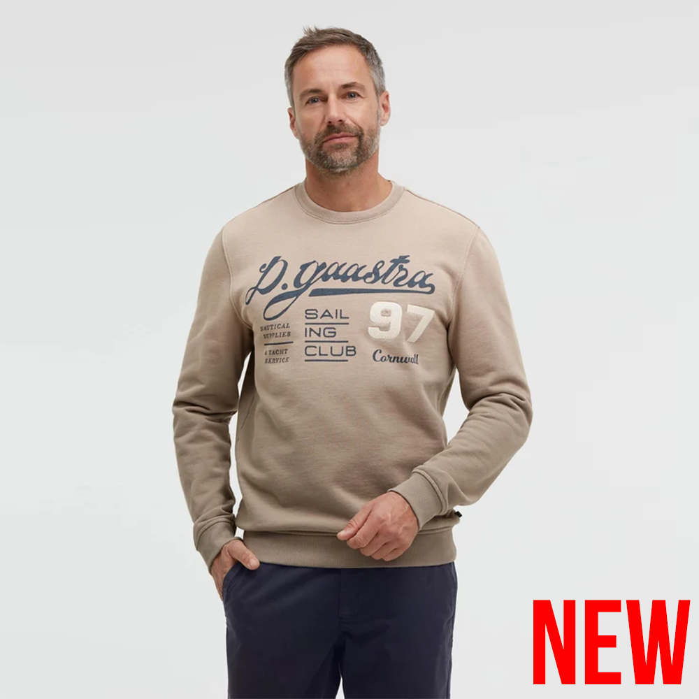 Gaastra Sweatshirt with nautical artwork coastal path Regular Fit
