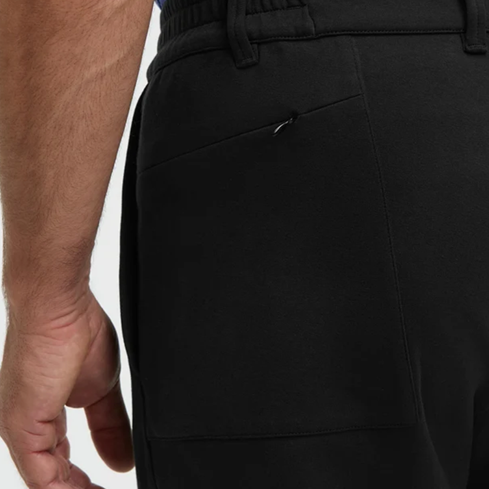 Gaastra Jogging Pants Made of Interlock Jersey black Tapered Fit
