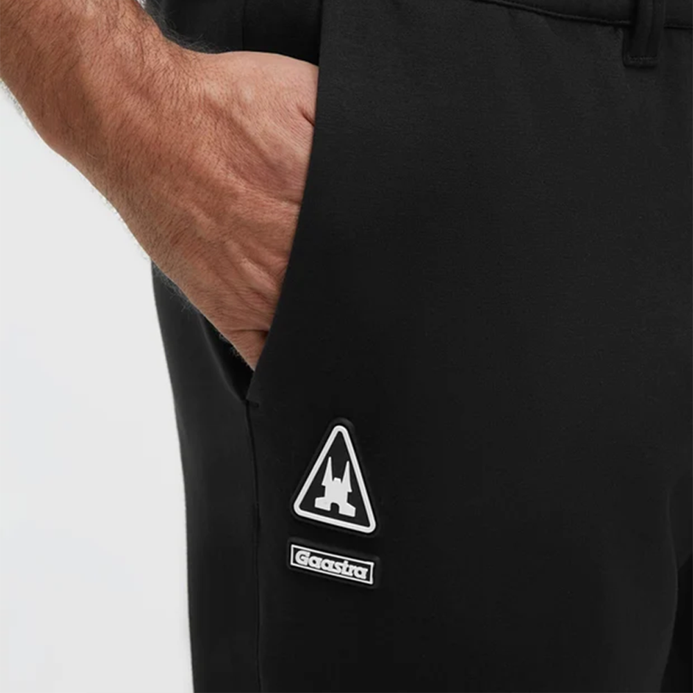 Gaastra Jogging Pants Made of Interlock Jersey black Tapered Fit