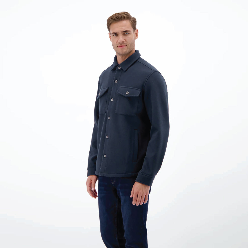 Lerros Urban-style shirt jacket in a wool look