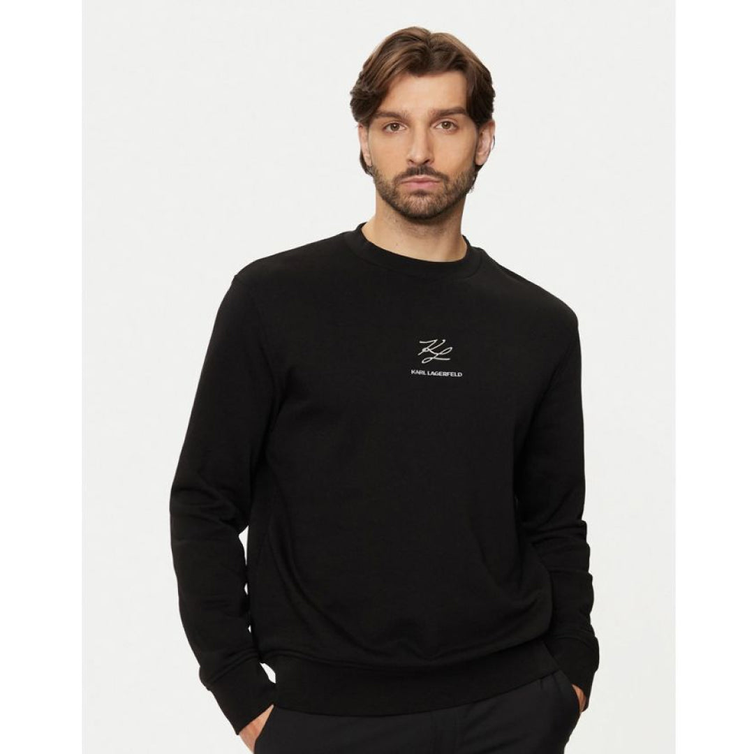 Men's Black Sweat Crewneck Karl Lagerfeld