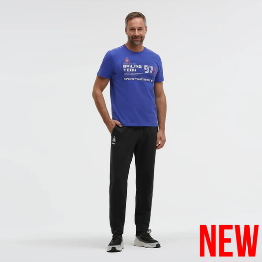 Gaastra Jogging Pants Made of Interlock Jersey black Tapered Fit