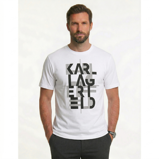KARL LAGERFELD CREW NECK - Print T-shirt