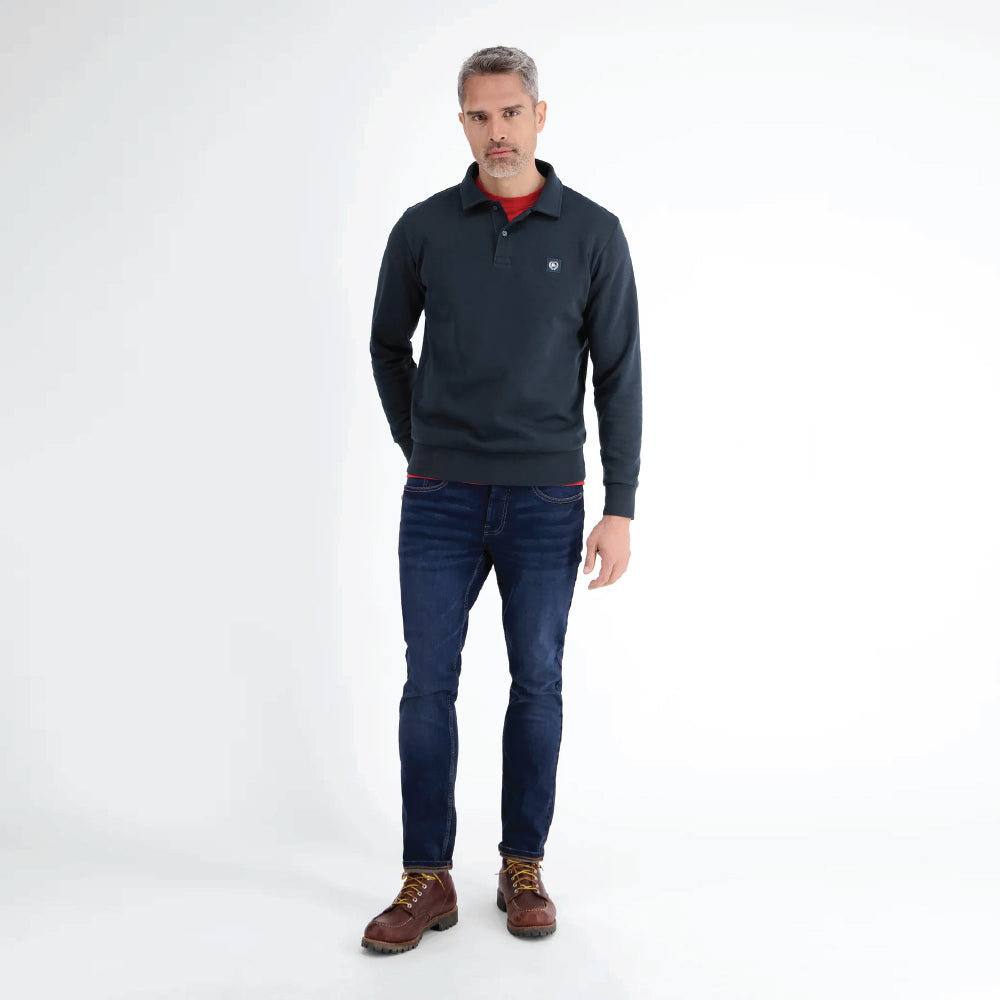 Lerros Sweat polo shirt for men