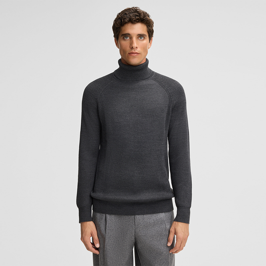 Strellson Hamilton roll neck sweater, anthracite