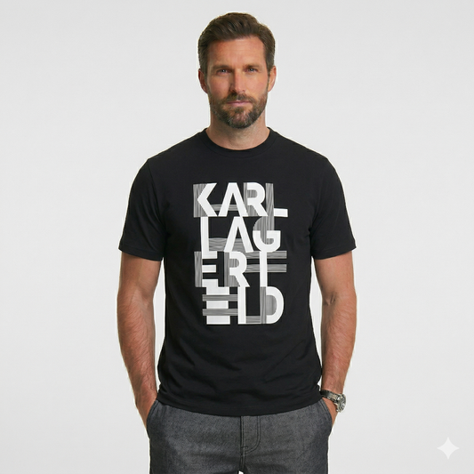 KARL LAGERFELD CREW NECK - Print T-shirt