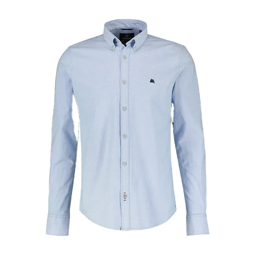 Plain oxford shirt white