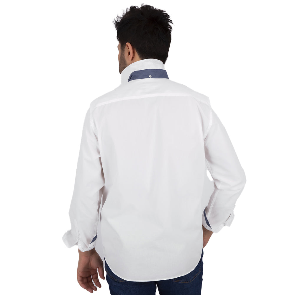 Campione white shirt with big logo