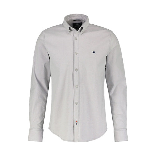 Plain oxford shirt grey