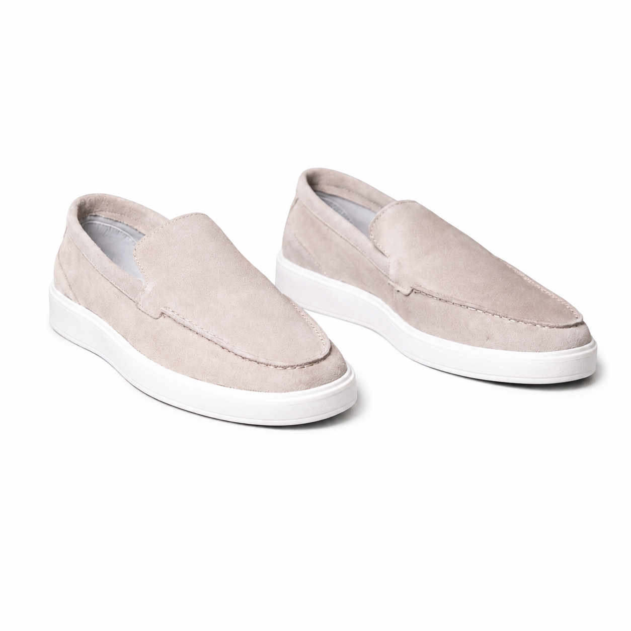 Digel summertime Beige slip-on shoe with white sole 