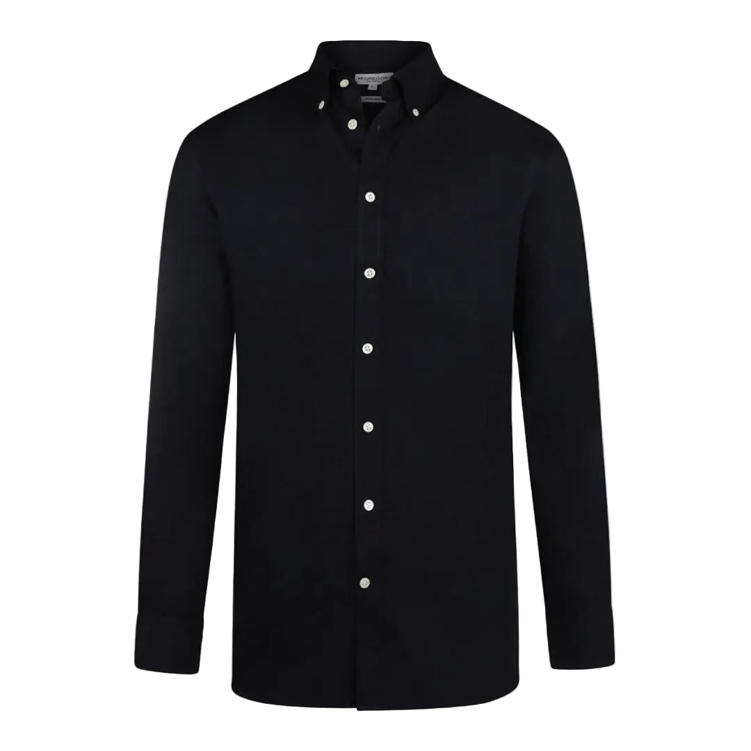 McGregor Stretch Poplin dark navy men's regular fit long sleeve button-down shirt available online at Kayagan Lebanon.