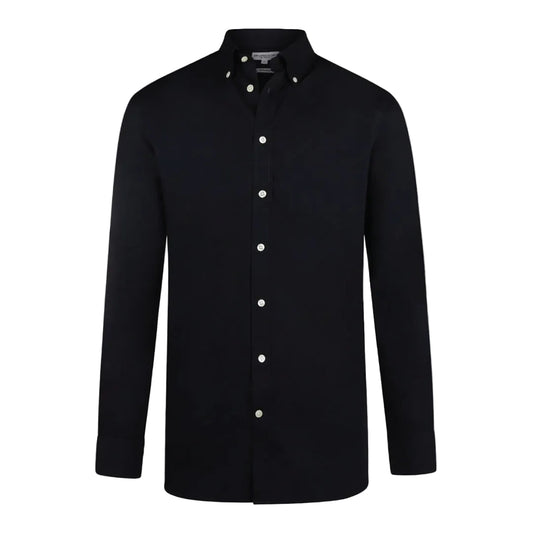 McGregor Stretch Poplin dark navy men's regular fit long sleeve button-down shirt available online at Kayagan Lebanon.