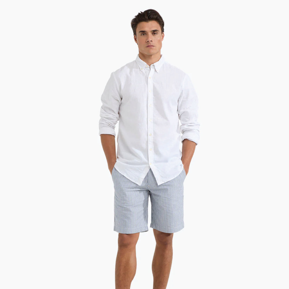 McGregor White button up Linen cotton Shirt