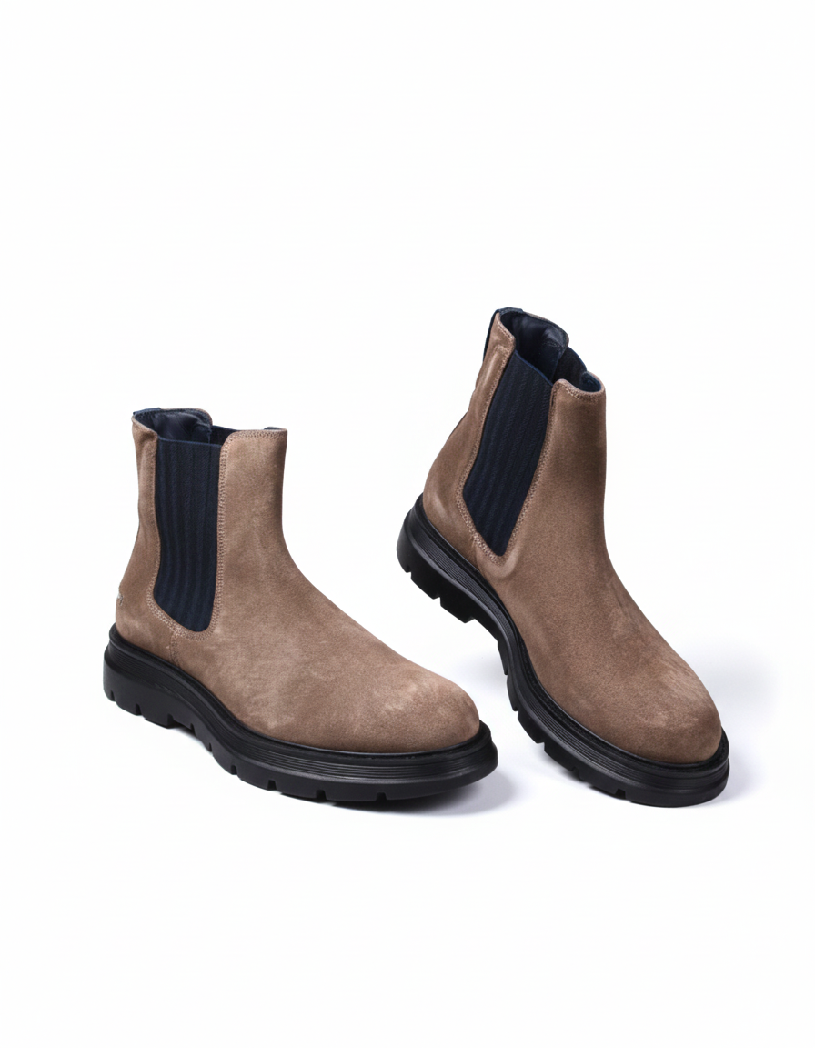 Harmont & Blaine Suede Chelsea Boots-Taupe, Kayagan online