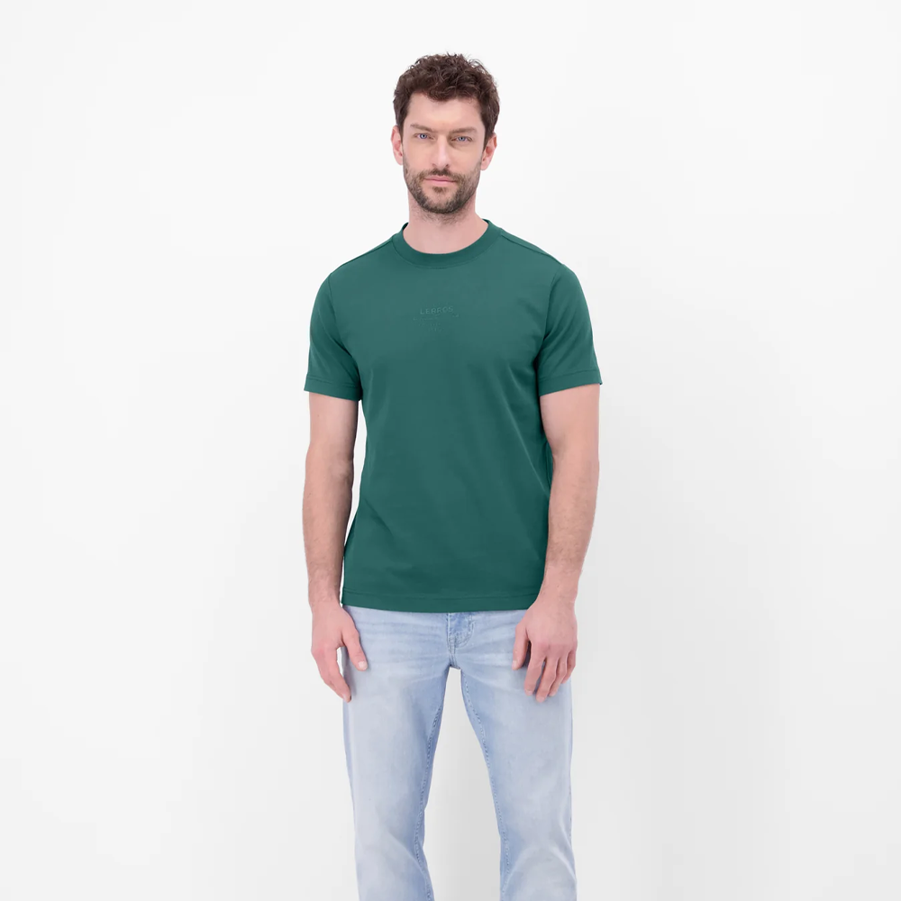 Lerros men’s cotton T-shirt with chest print and crew neck available at Kayagan Lebanon