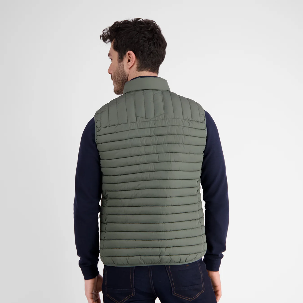 Lerros men’s lightweight quilted vest with stand-up collar and zippered pockets available at Kayagan Lebanon