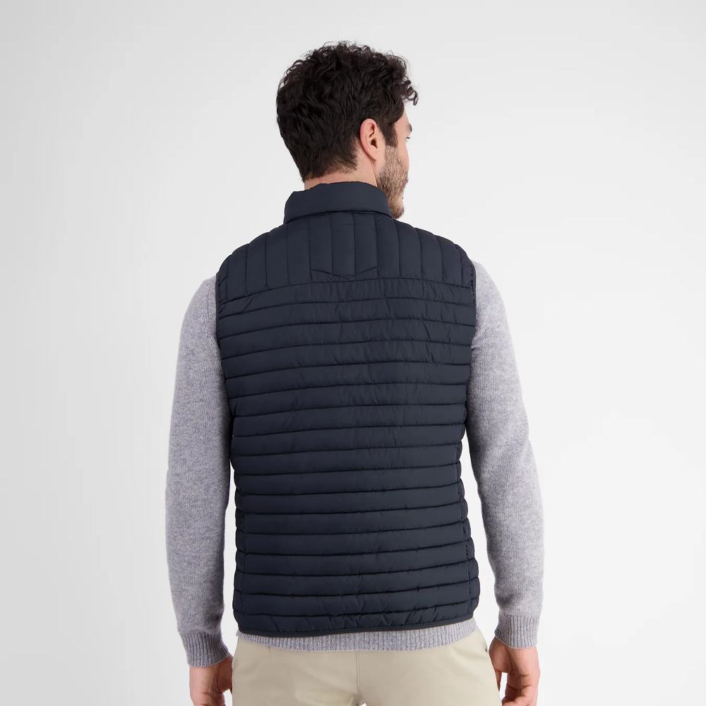 Lerros men’s lightweight quilted vest with stand-up collar and zippered pockets available at Kayagan Lebanon