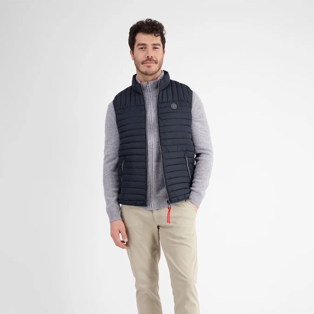 Lerros men’s lightweight quilted vest with stand-up collar and zippered pockets available at Kayagan Lebanon