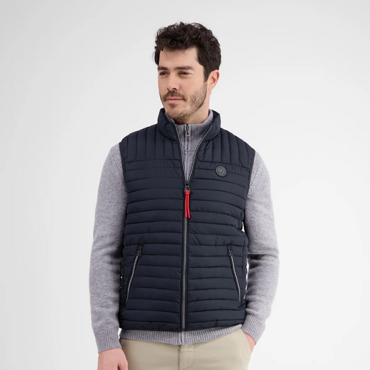Lerros men’s lightweight quilted vest with stand-up collar and zippered pockets available at Kayagan Lebanon