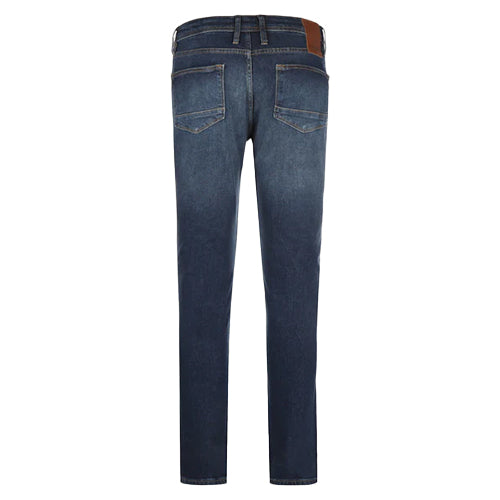 McGregor Slim Fit jeans dark blue wash men's dark blue stretch denim jeans with five-pocket design available online at Kayagan Lebanon.